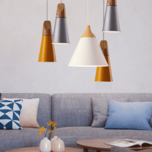 Connell Coned Woody Pendant Lamp