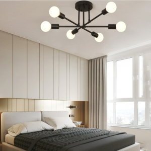 Smuxi 6/8 Head LED Industrial Iron Ceiling Light