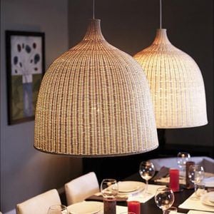 Rattanowa lampa wisząca