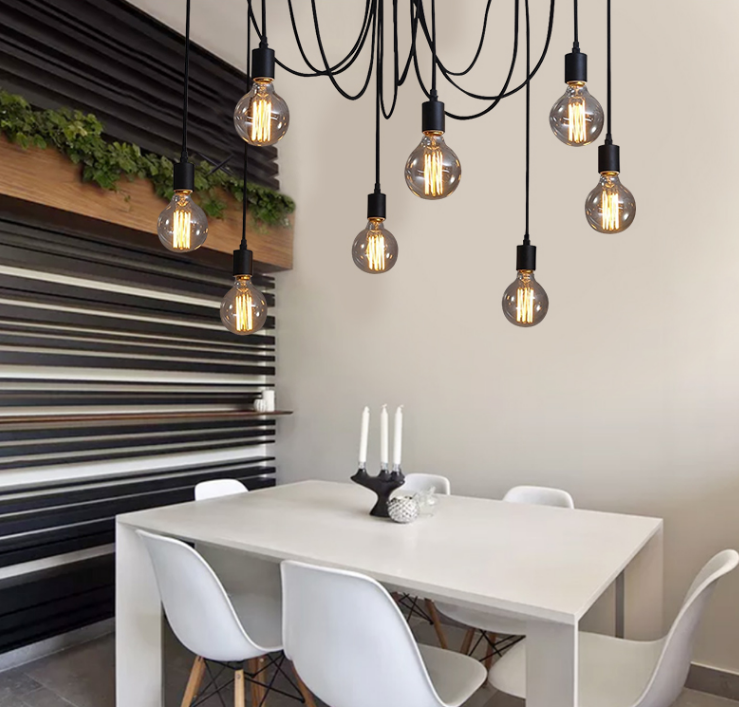 Spider Chandelier Simig Lighting, Height Of Pendant Lights Over Dining Table Singapore