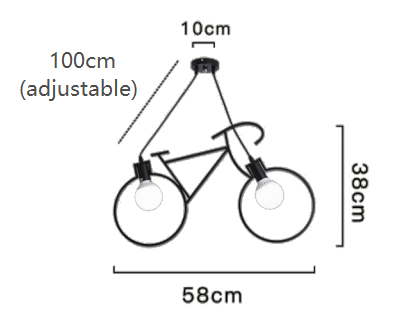 Bicycle Pendant Light