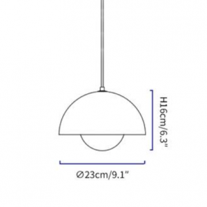 Flowerpot Pendant Light