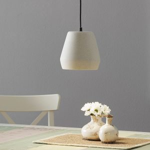Suspension lamp Herc made of cement