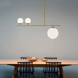 Nordic 3-głowicowa minimalna lampa wisząca