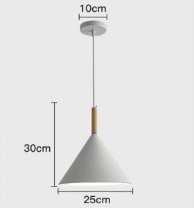Skandynawska lampa wisząca Conial