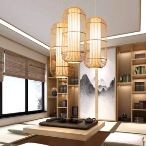 CAGE Wooden Pendant Light