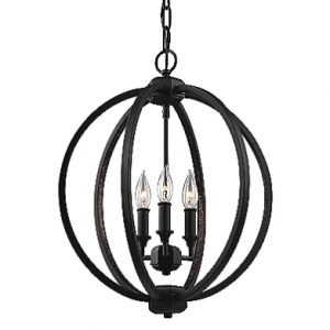 Globe Cage Candlestick Chandelier