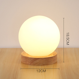 Przytulna lampa stołowa LED