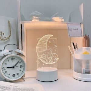 만화 3D 책상 램프