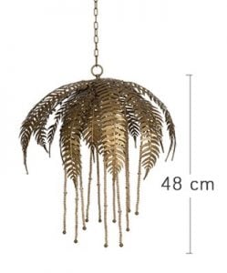 Palm Tree Hanging Light