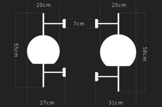 Chiswick Glass Wall Light